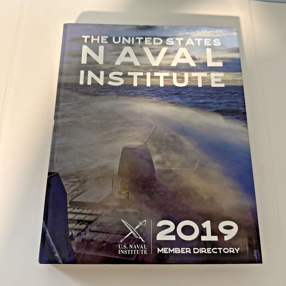 United States Naval Institute 2019 Member Directory - USA Hardcover Book New